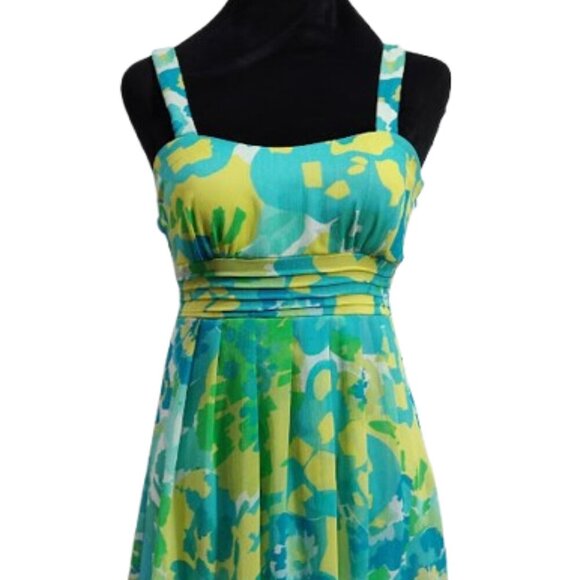 I.N. San Francisco Sleeveless Abstract Print Mini Summer Dress Women's Size 5 - Picture 1 of 10